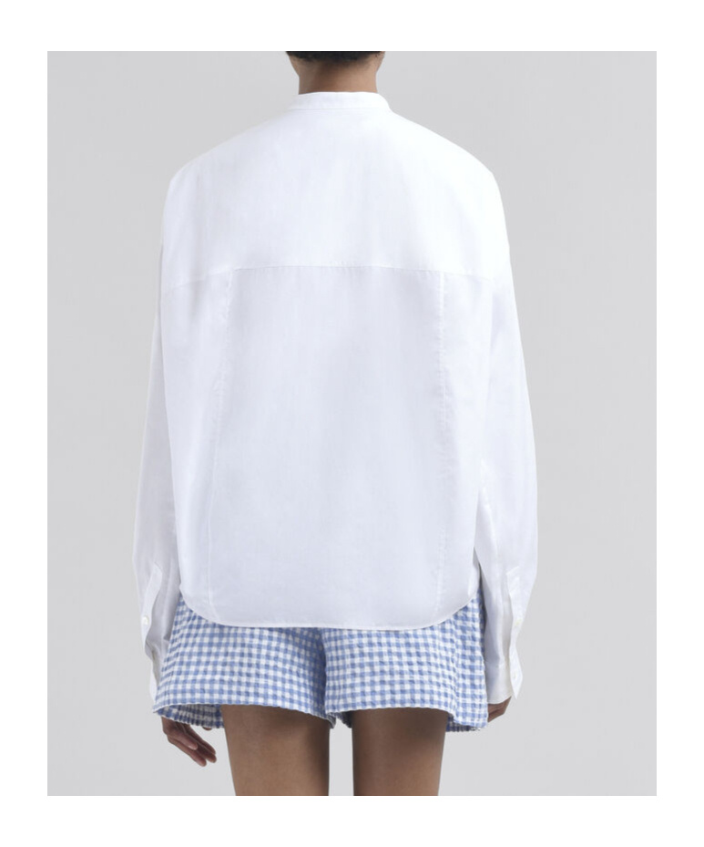 Marni Cotton Shirt In Lily White