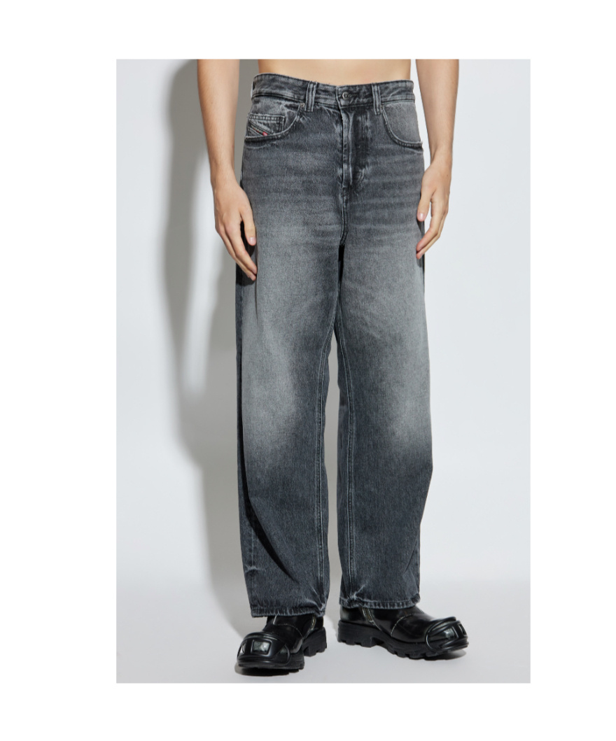 Diesel Straight Jeans In Blue