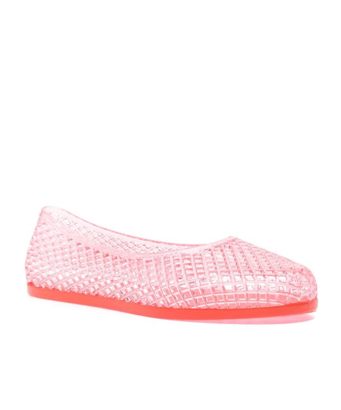 Ancient Greek Sandals Iro Jelly Ballerina Shoes In Pink