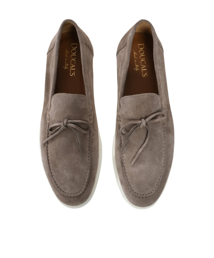 Doucal's Men's Lacci Adler Visone Loafer In Gray