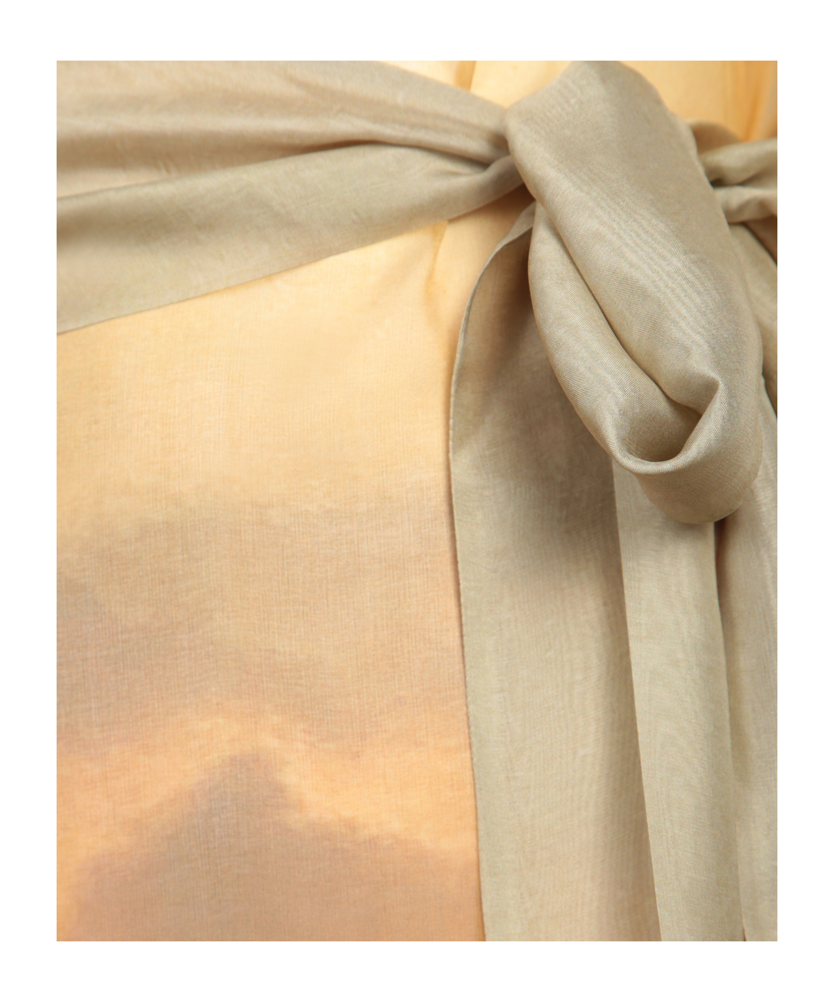 Roberto Cavalli Silk Dress With Sunset-inspired Print In Orange