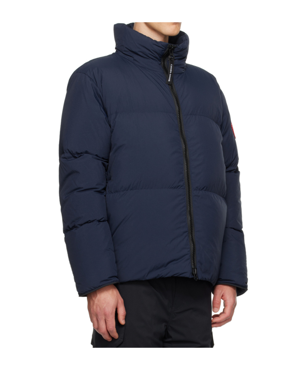 Canada Goose Lodge Quilted Ripstop Down Jacket In Black