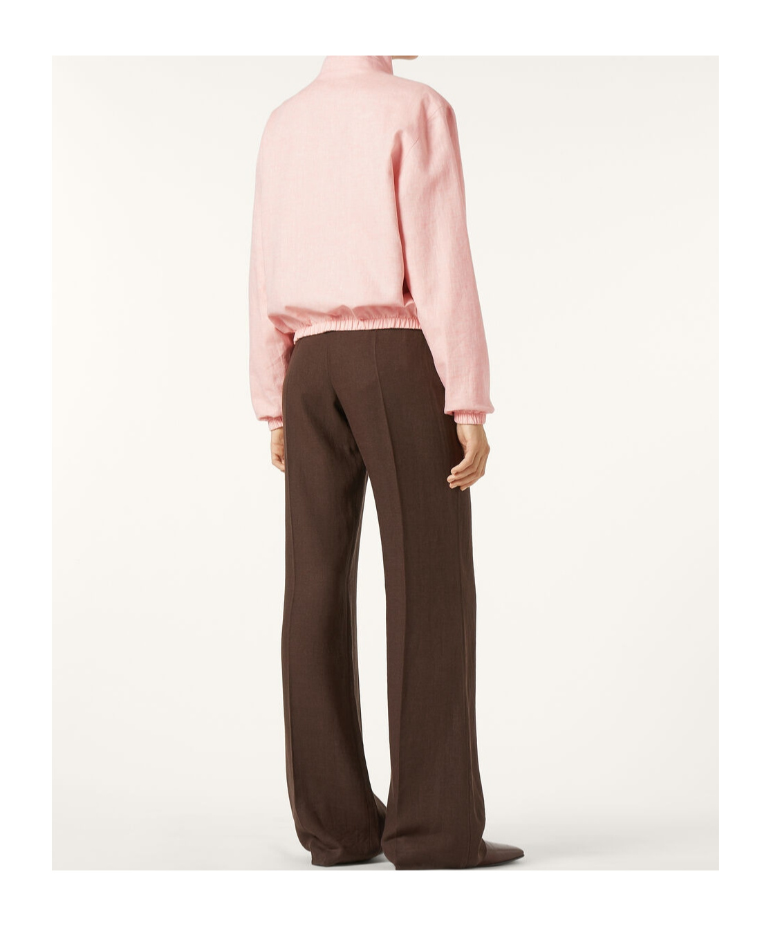 Loro Piana Bomber Jacket In Peach Candle/light Beach