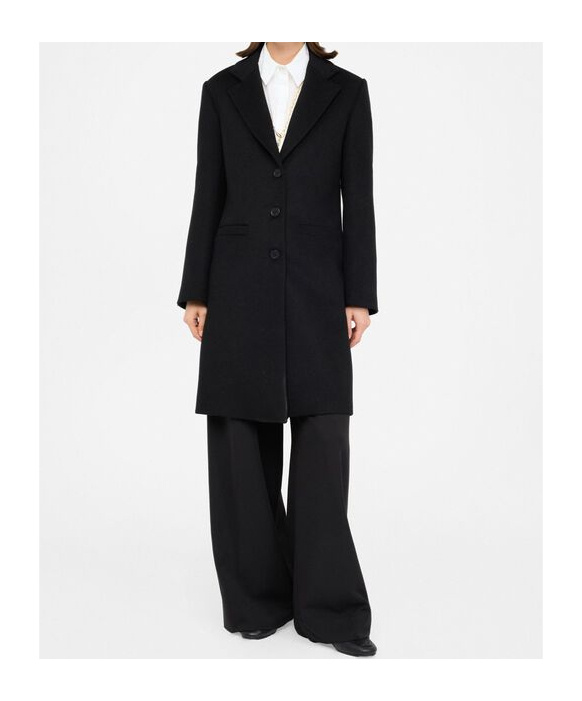 Liu •jo Single-breasted Coat In Black