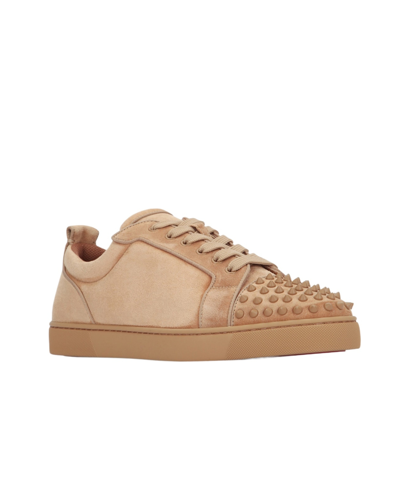 Christian Louboutin Round Head Low-cut Casual Shoes In Nude