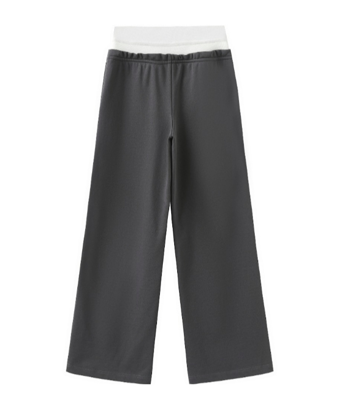 Marissa Chiara Drawstring Casual Pants In Gray