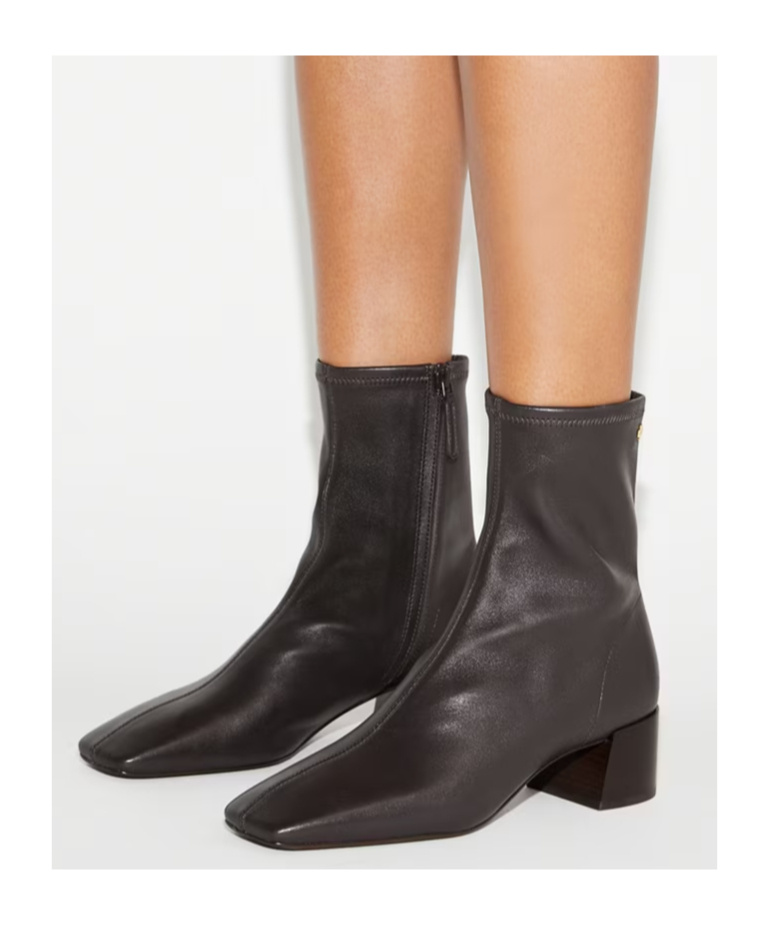 Tory Burch Stretch Ankle Boot In Brown