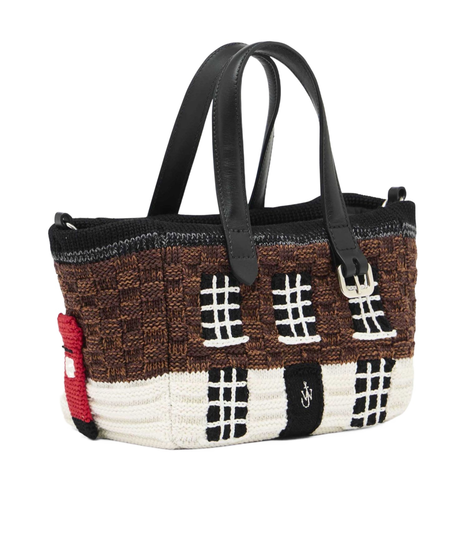 Jw Anderson Mini Dual-handle Handbag In Black