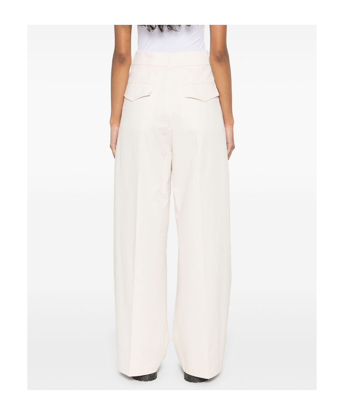 SEMICOUTURE BELT-LOOP CASUAL PANTS
