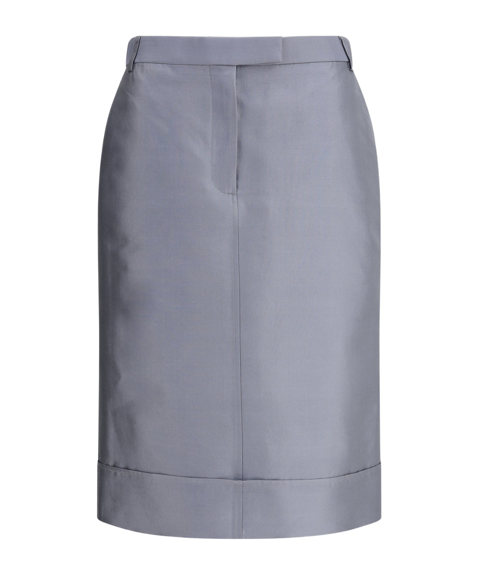 Thom Browne Tailored Midi Skirt Back Slit