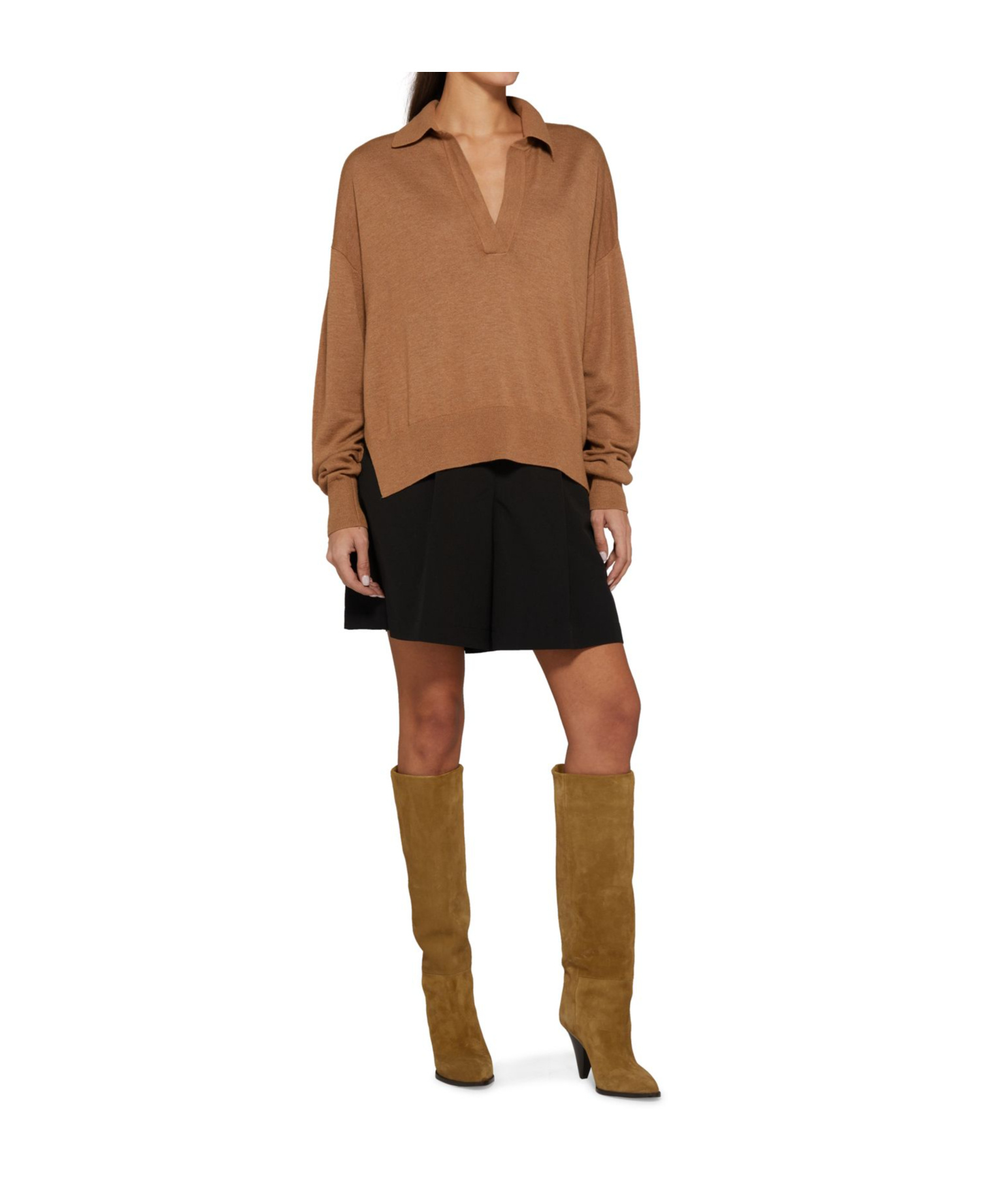Isabel Marant Galix Sweater In Camel