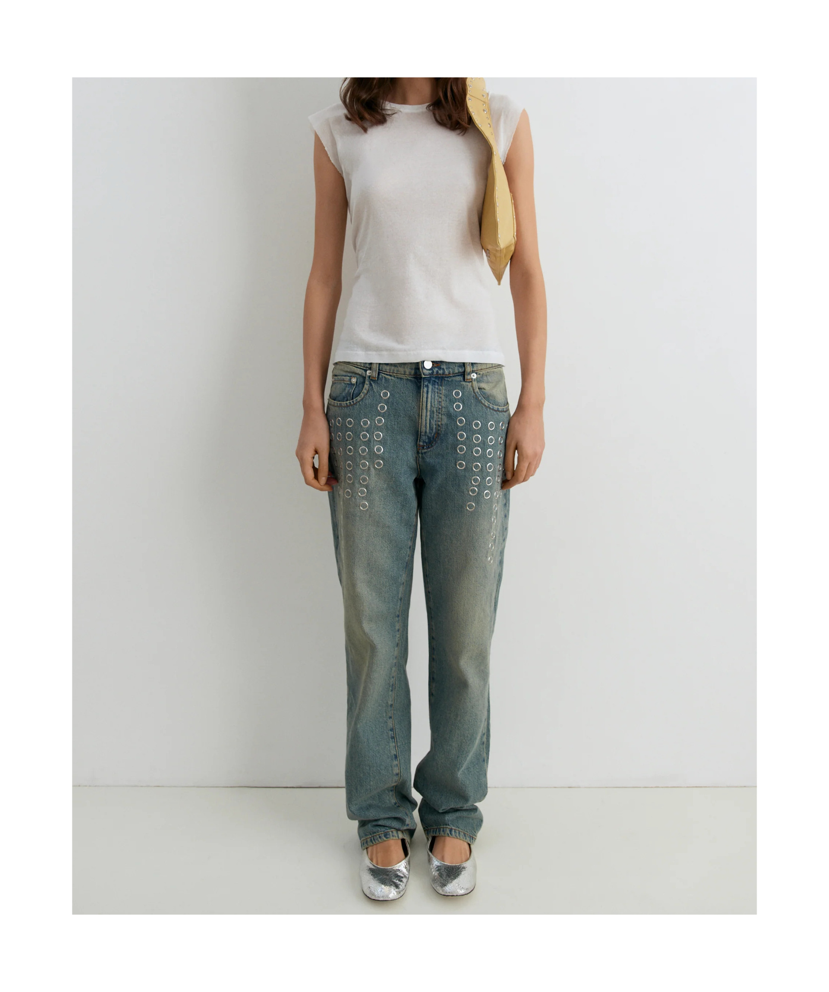 Gimaguas Jeans With Belt Loops In Blue