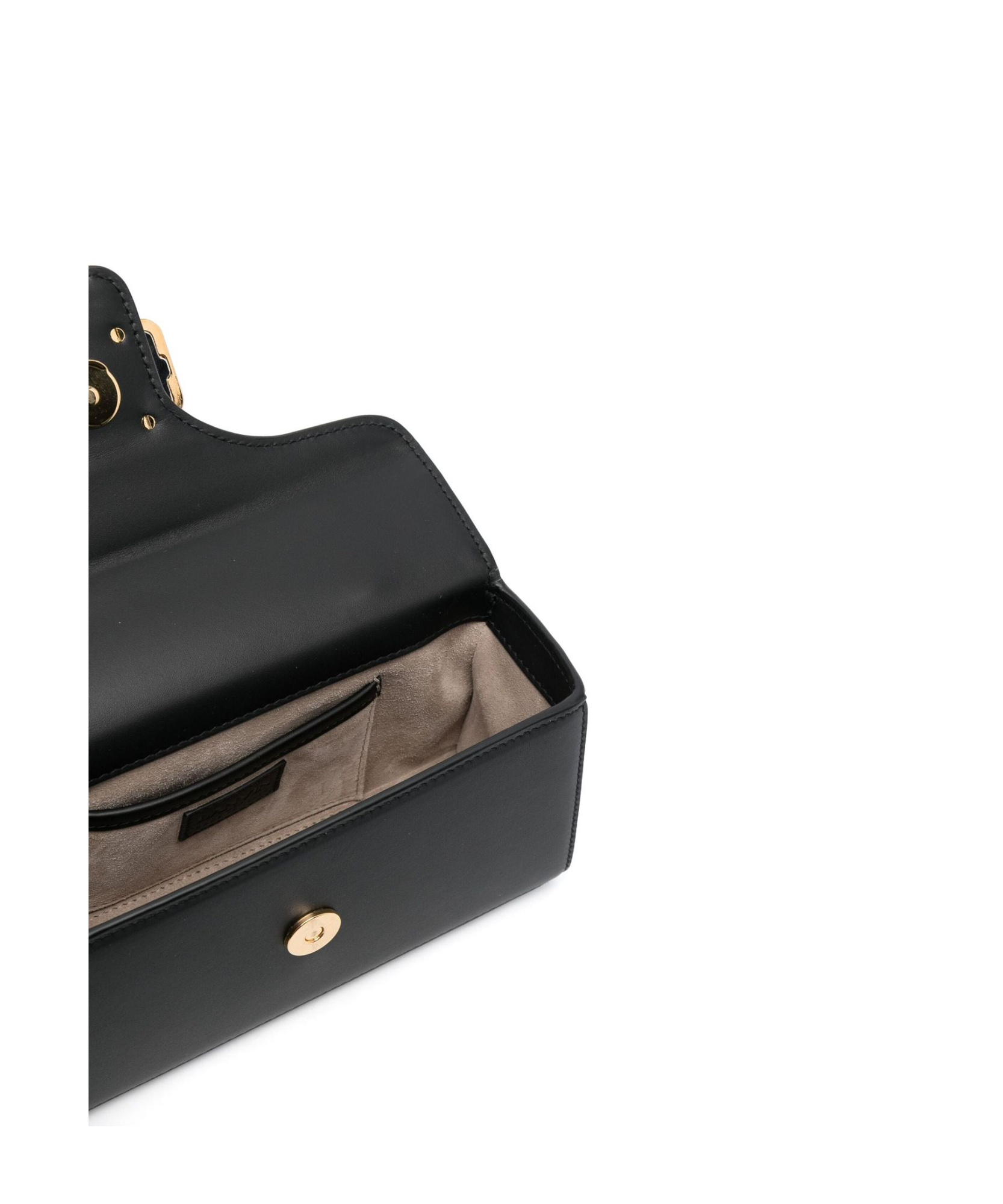 Shop Lanvin Snap Shoulder Bag In Green