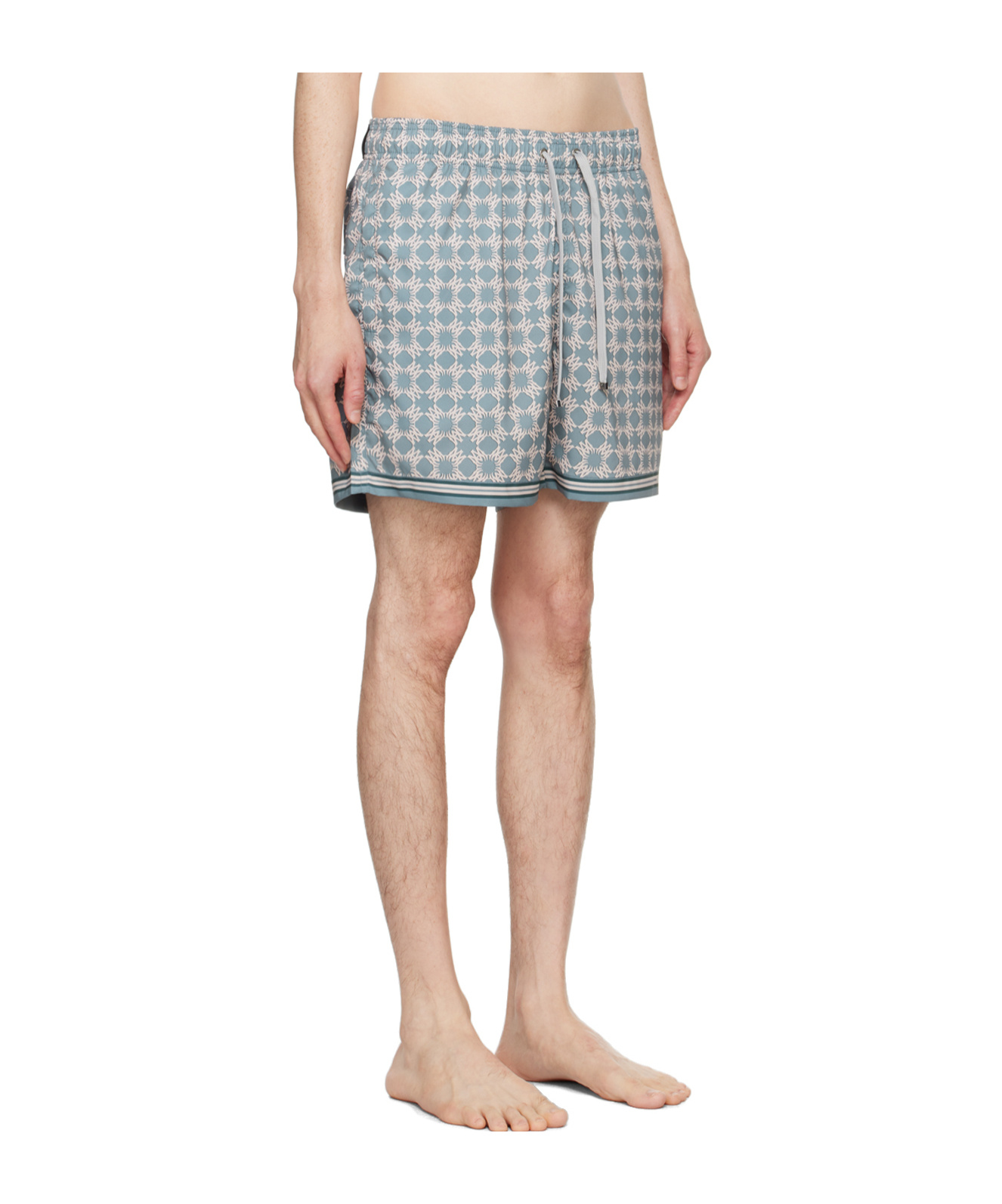 Amiri Ma-quad Printed Bermuda Shorts In Multicolor