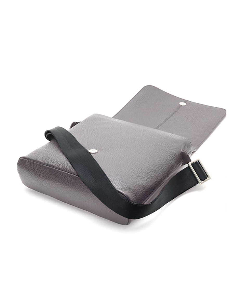 Emporio Armani Flip Shoulder Bag In Gray