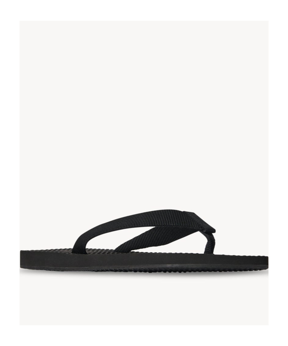 The Row Black Dune Classic Flip-flops In Black