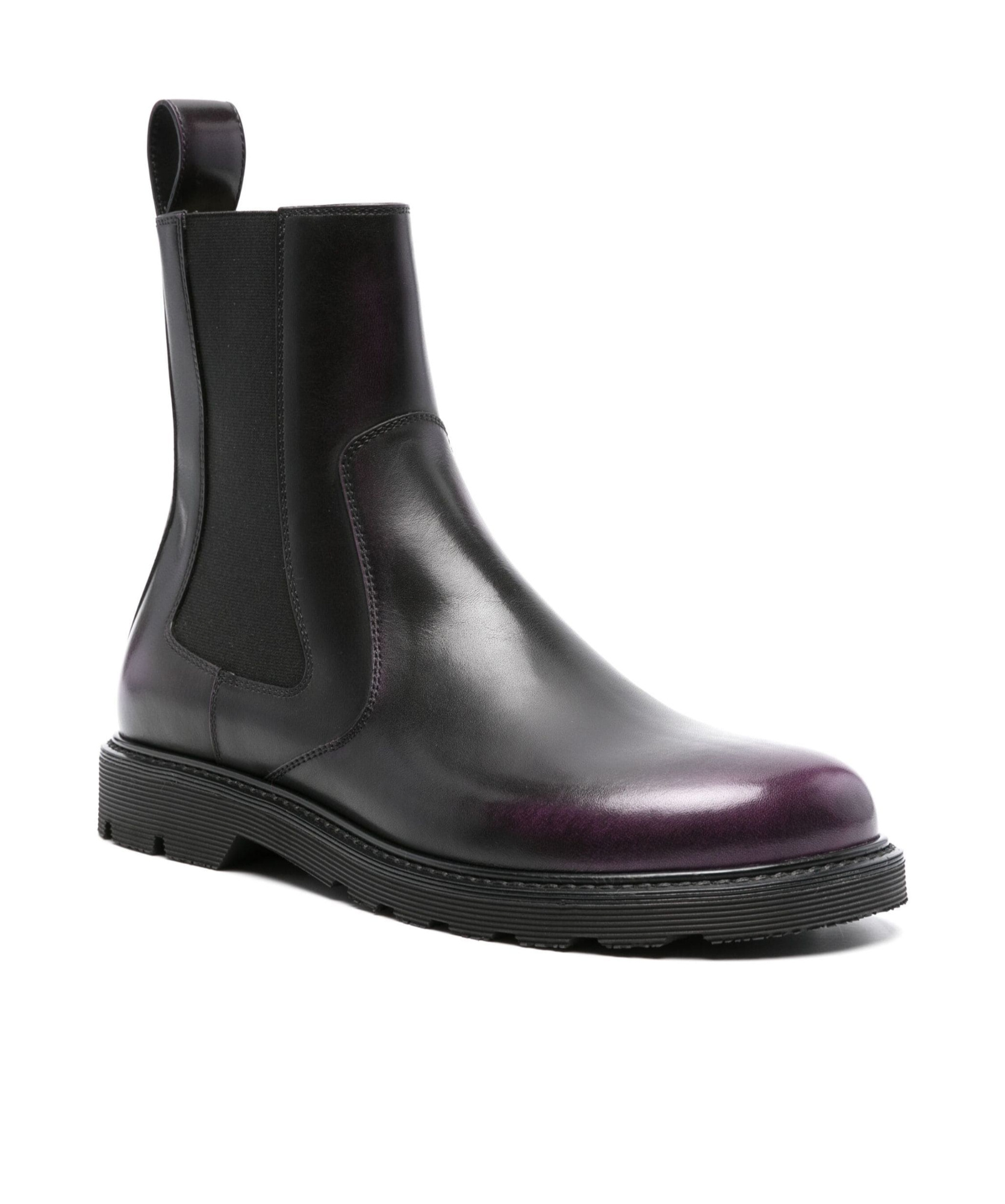 Loewe Blaze Leather Chelsea Boots In Black