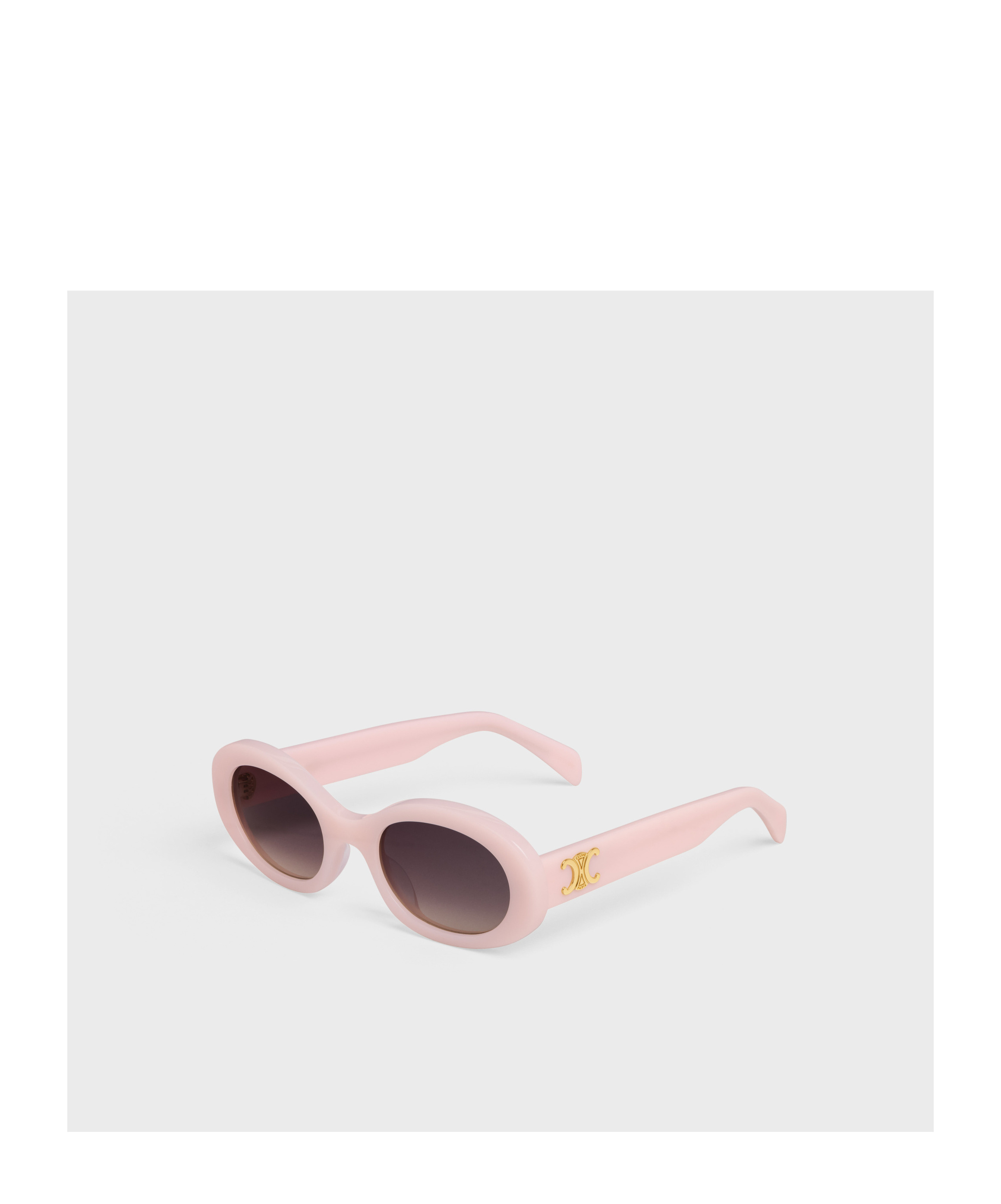 Celine Full Frame Sunglasses In Opal White Rose