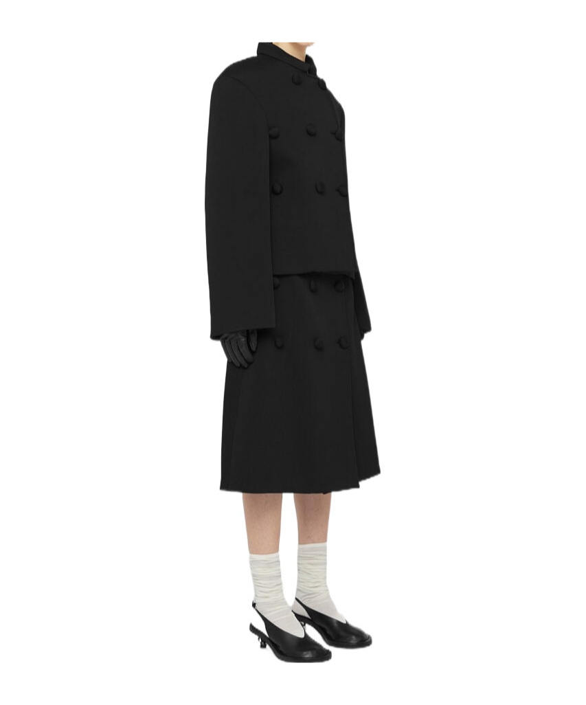 Jil Sander Oversize Wool Blazer In Black