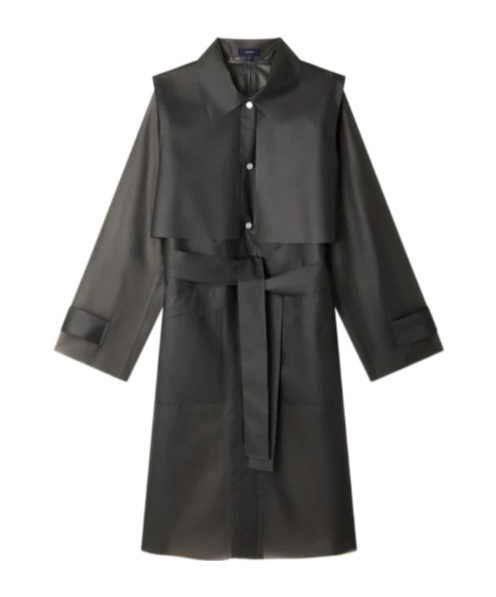 Soeur Gaultier Trench Coat In Black