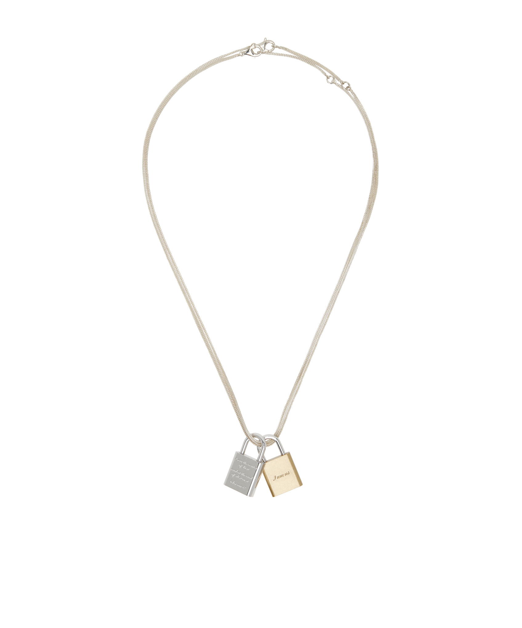 Our Legacy Riddle Necklace In Silver