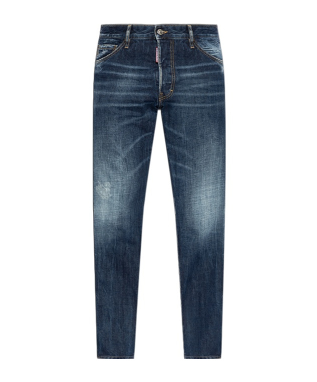 Dsquared2 Belt-loop Jeans In Blue