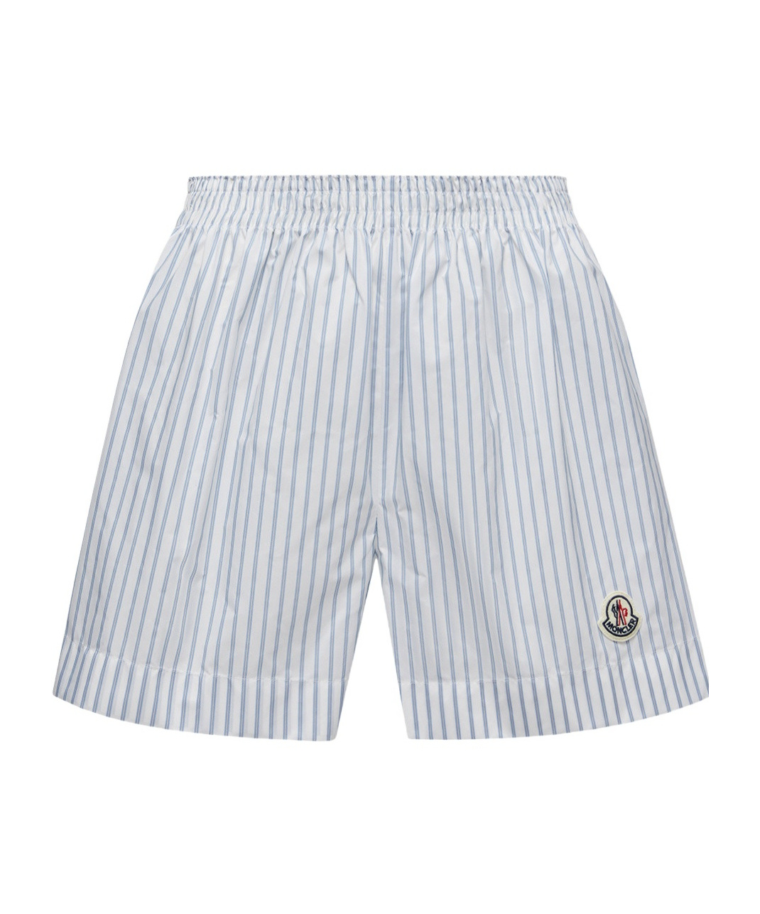 Moncler Short Rayé In Gray