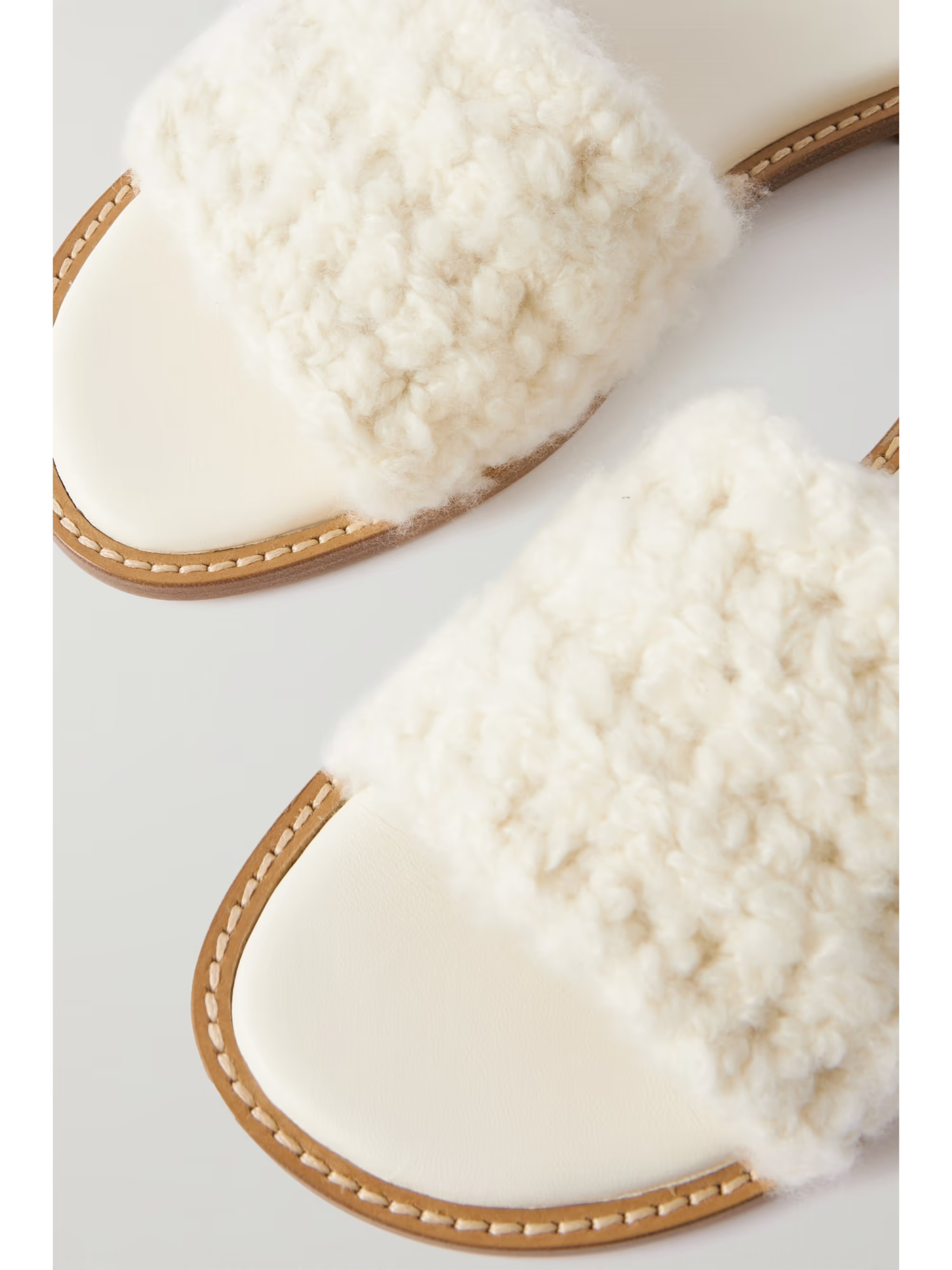 Gabriela Hearst Ballast Slippers In White