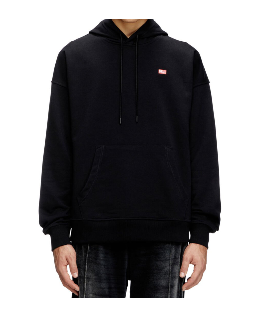 Diesel Long-sleeved Sweater In Black