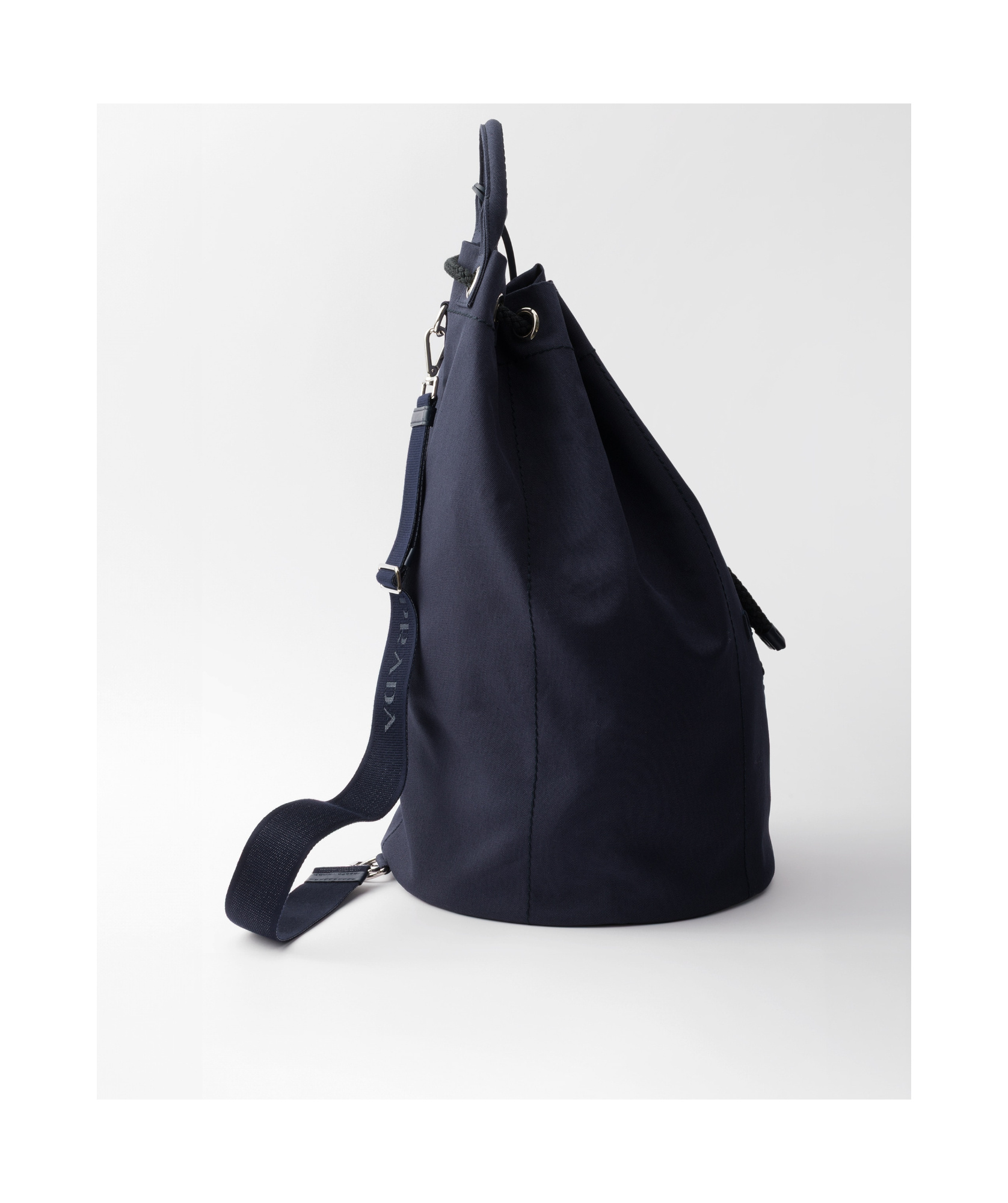 Prada Canvas Drawstring Duffle Bag