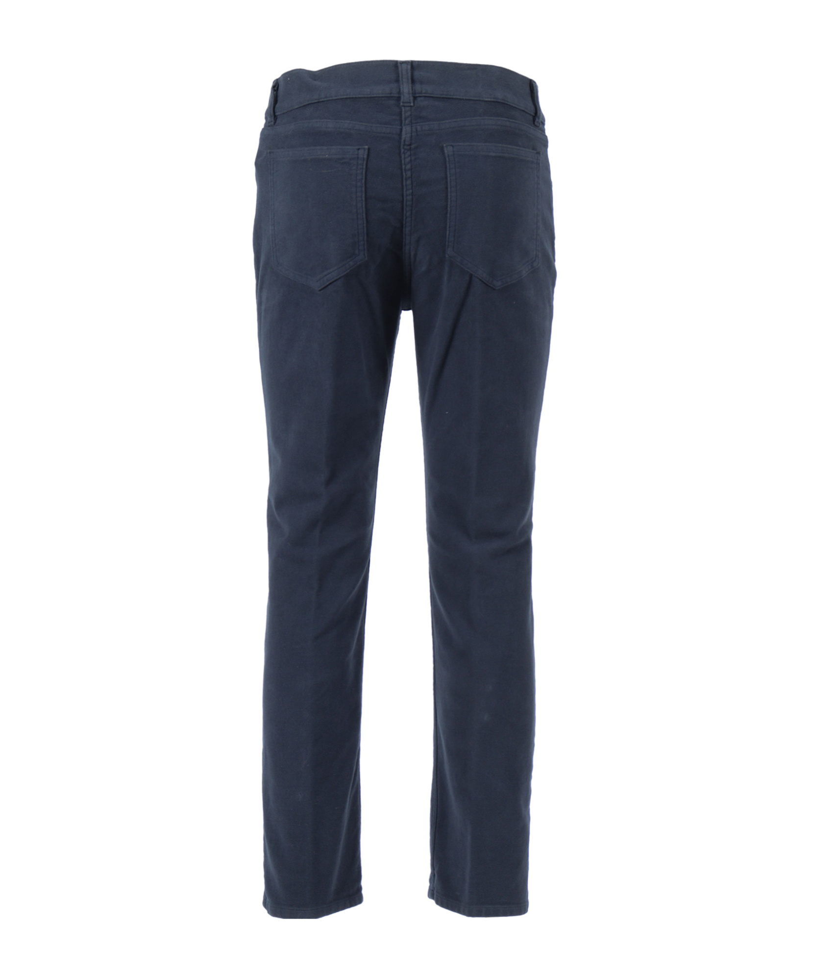 Aspesi Classic Straight-leg Pants With Mid-rise Waist In Blue