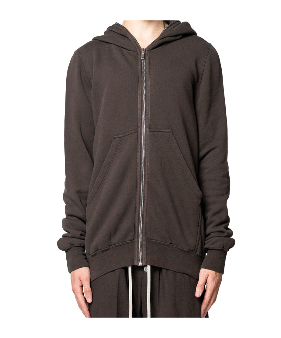 Rick Owens Drkshdw Zip-up Hoodie In Black