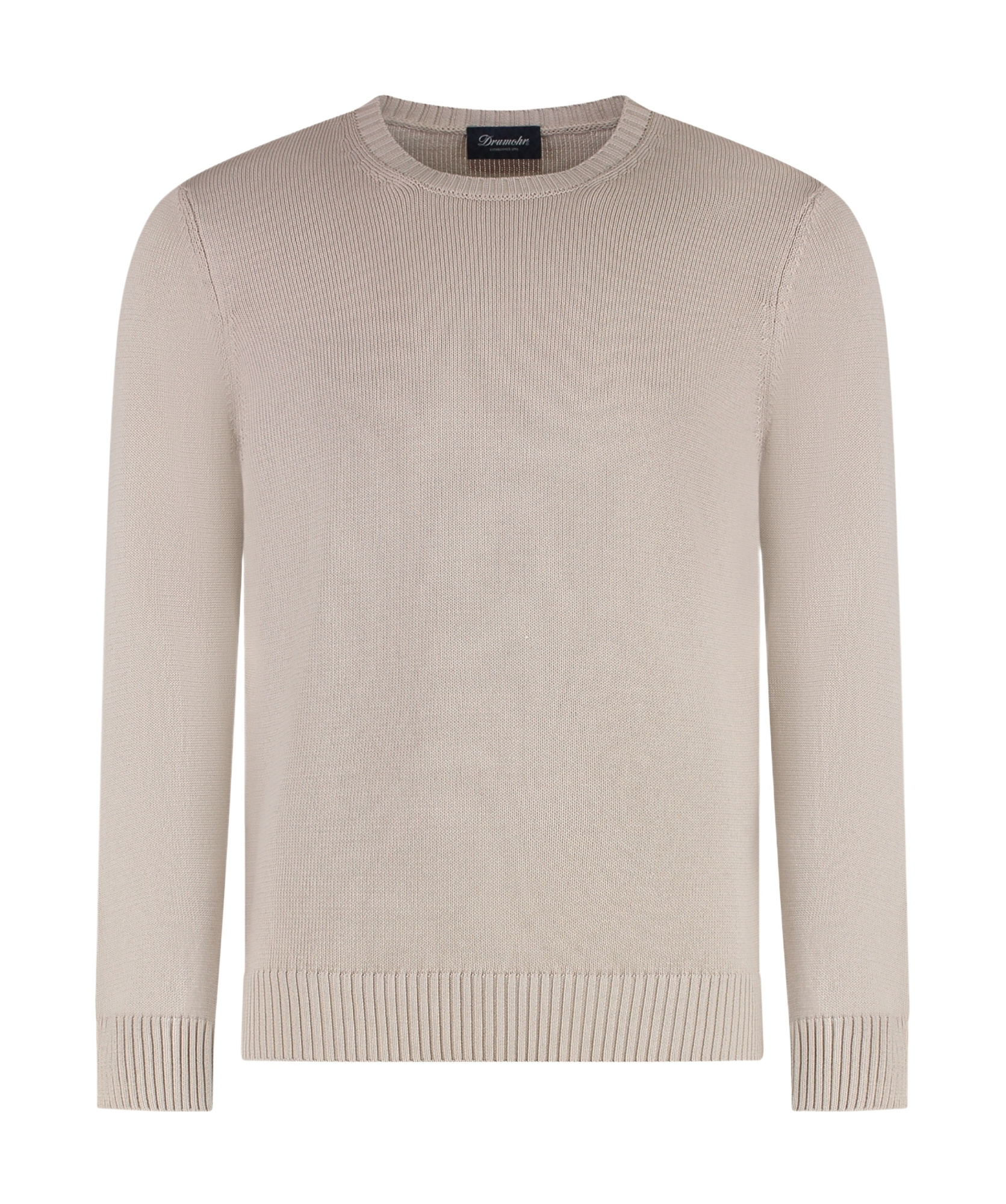 Drumohr Round-neck Jumper In Nude