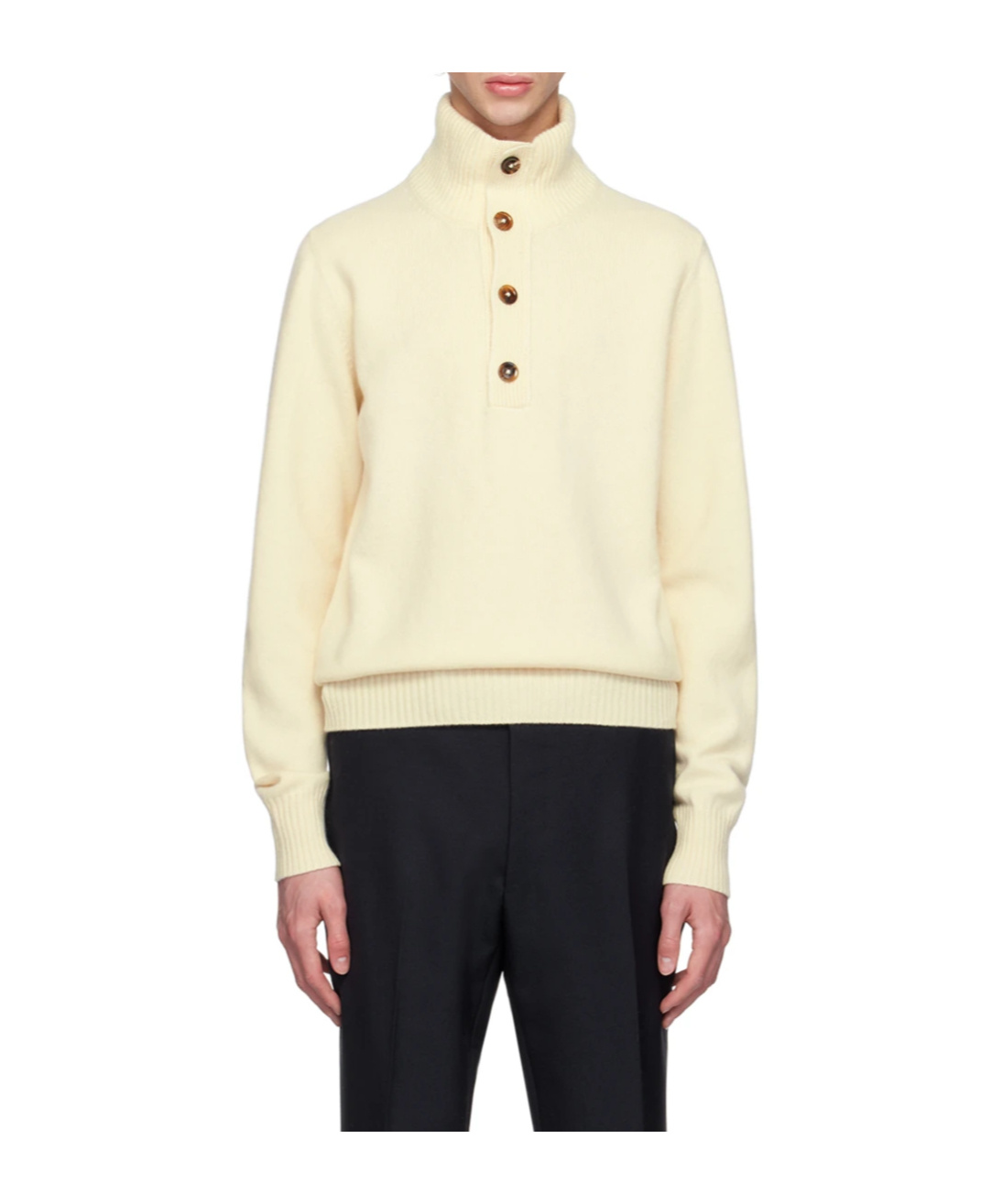 Shop Tom Ford Knitted Turtleneck Sweater In White