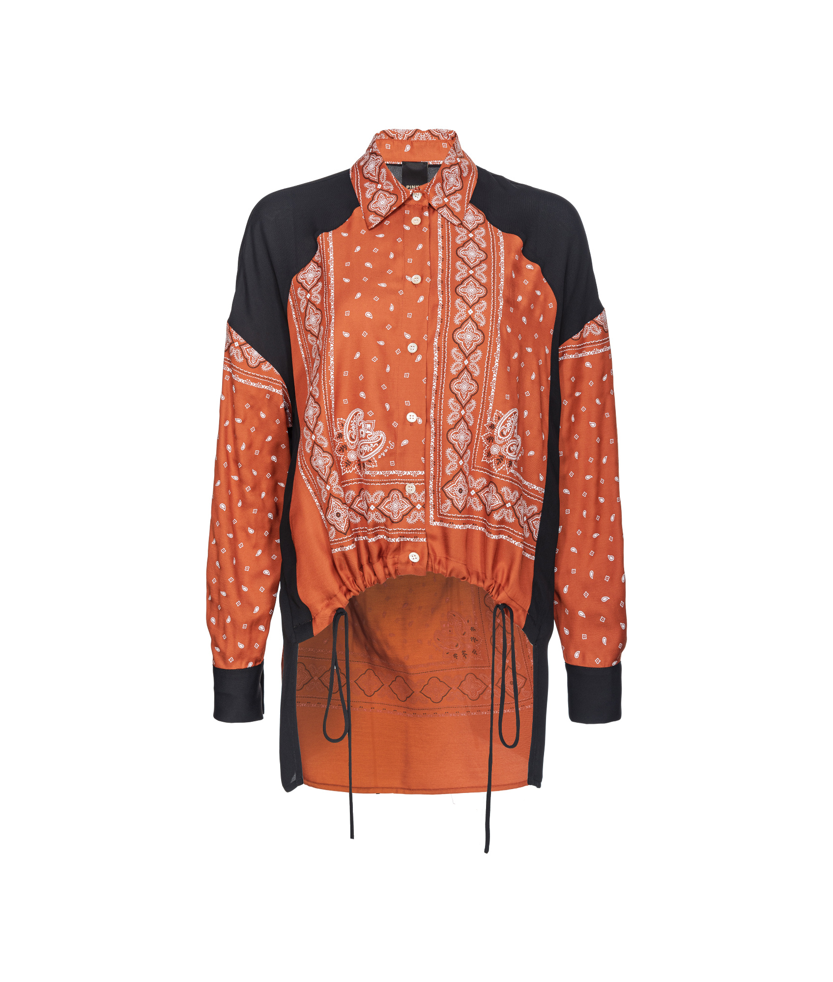 PINKO PAISLEY-PRINT SHIRT 