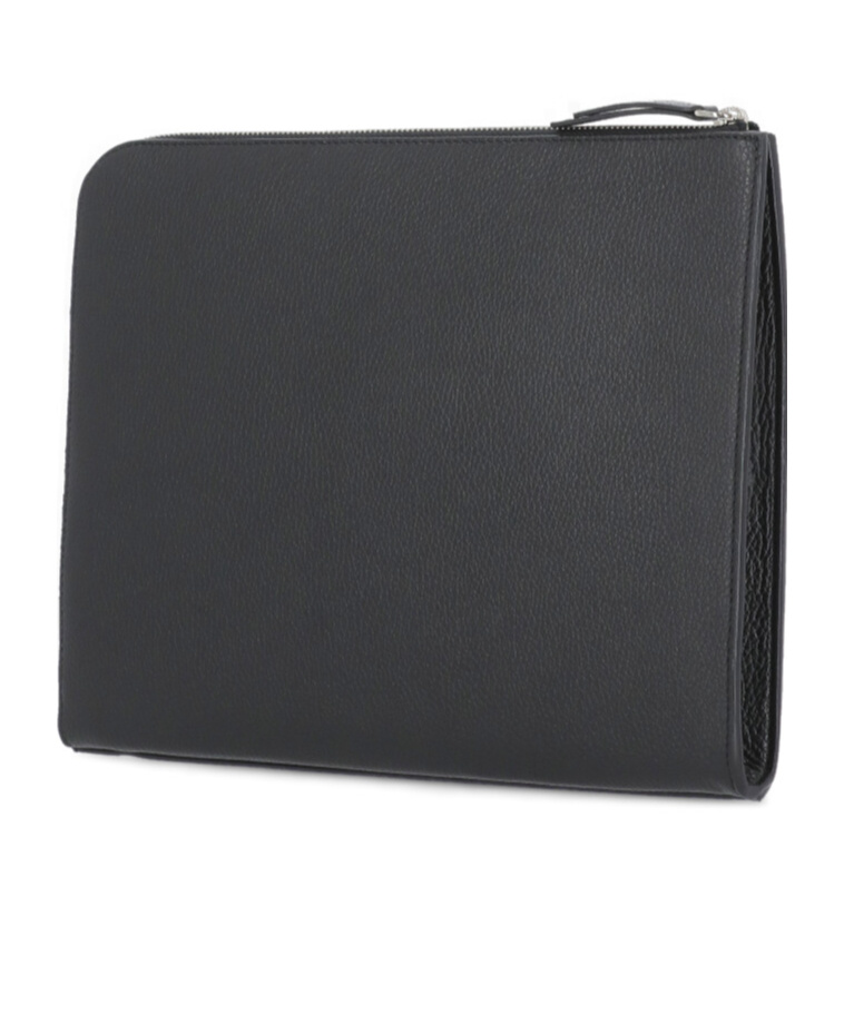 Orciani Micron Zipped Laptop Bag In Black