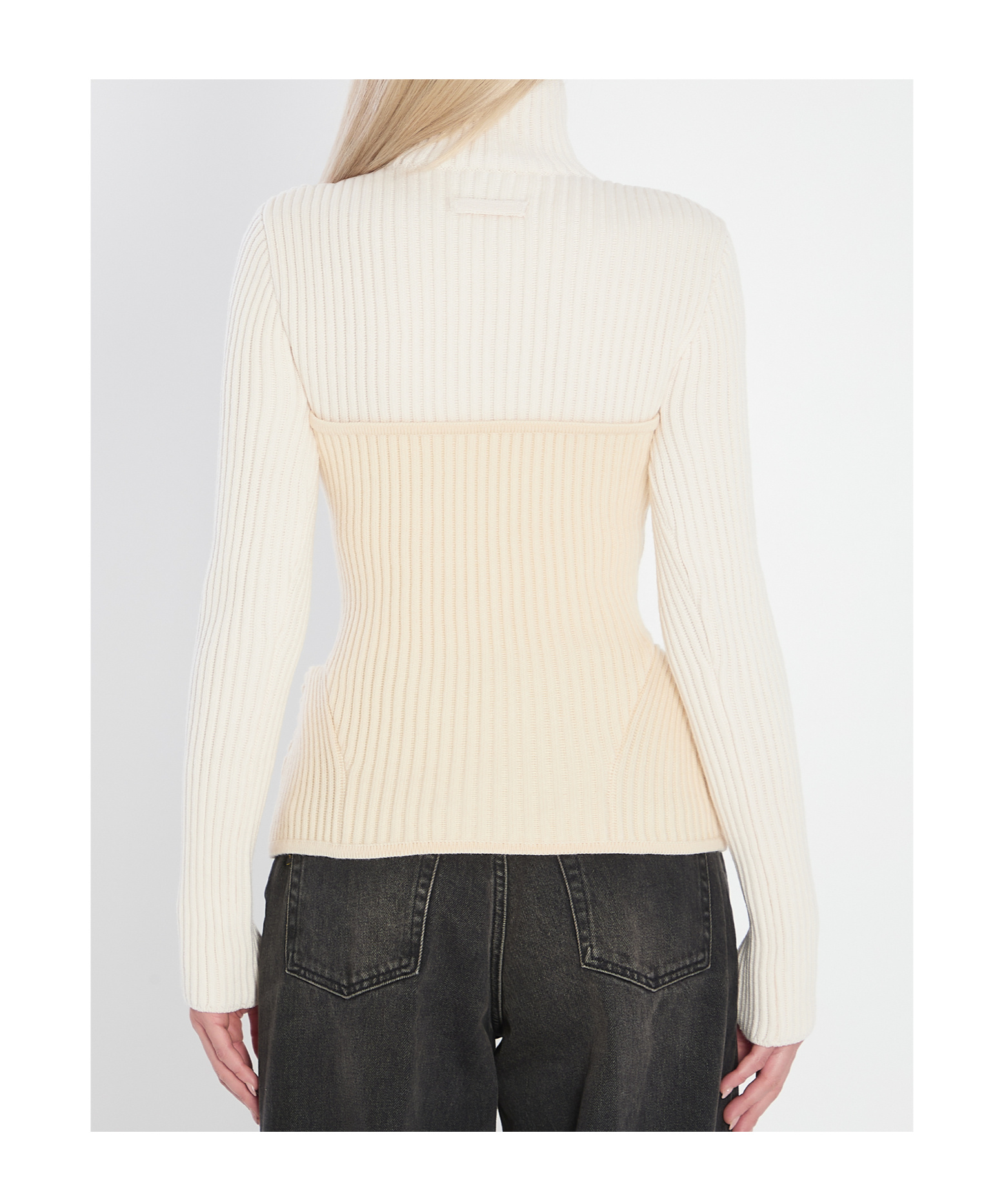 Jean Paul Gaultier Ribbed Knit Pullover