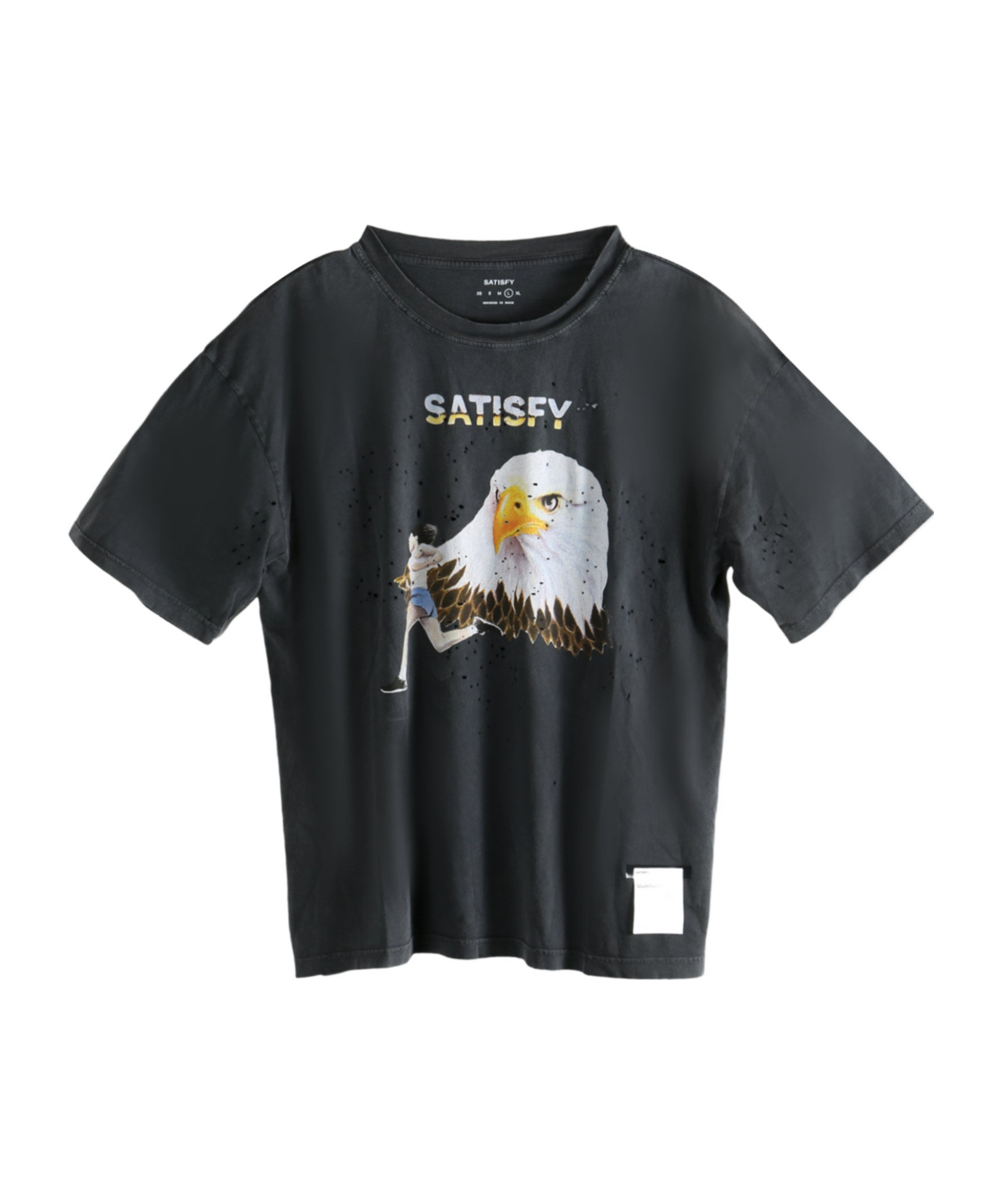 Satisfy Crew Neck T-shirt In Black