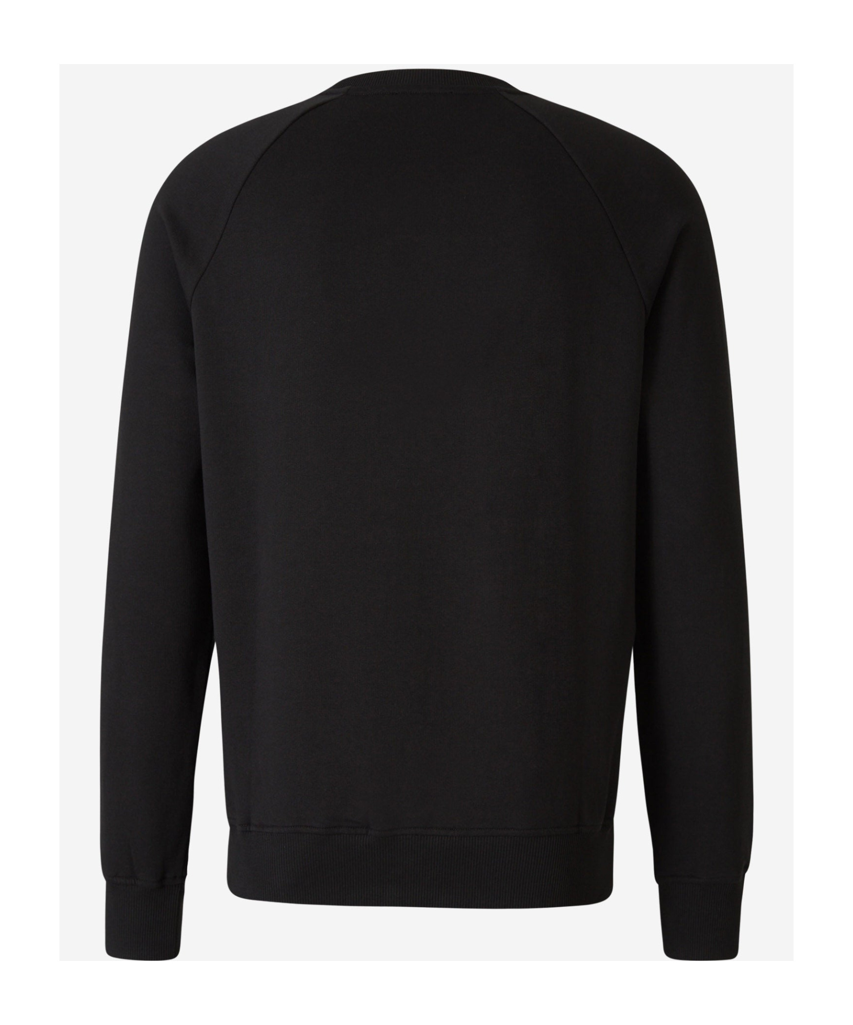 Balmain Logo Printed Cotton Sweatshirt In Black