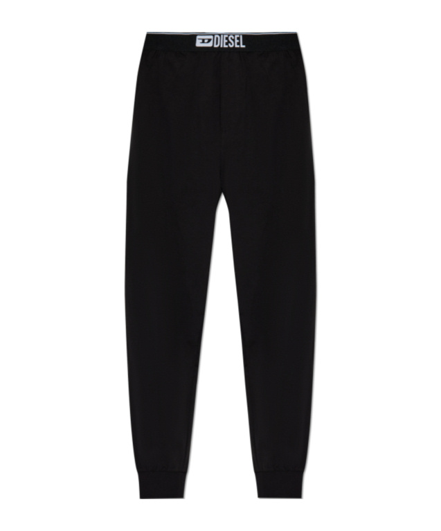 Diesel Elastic Casual Pants In Black