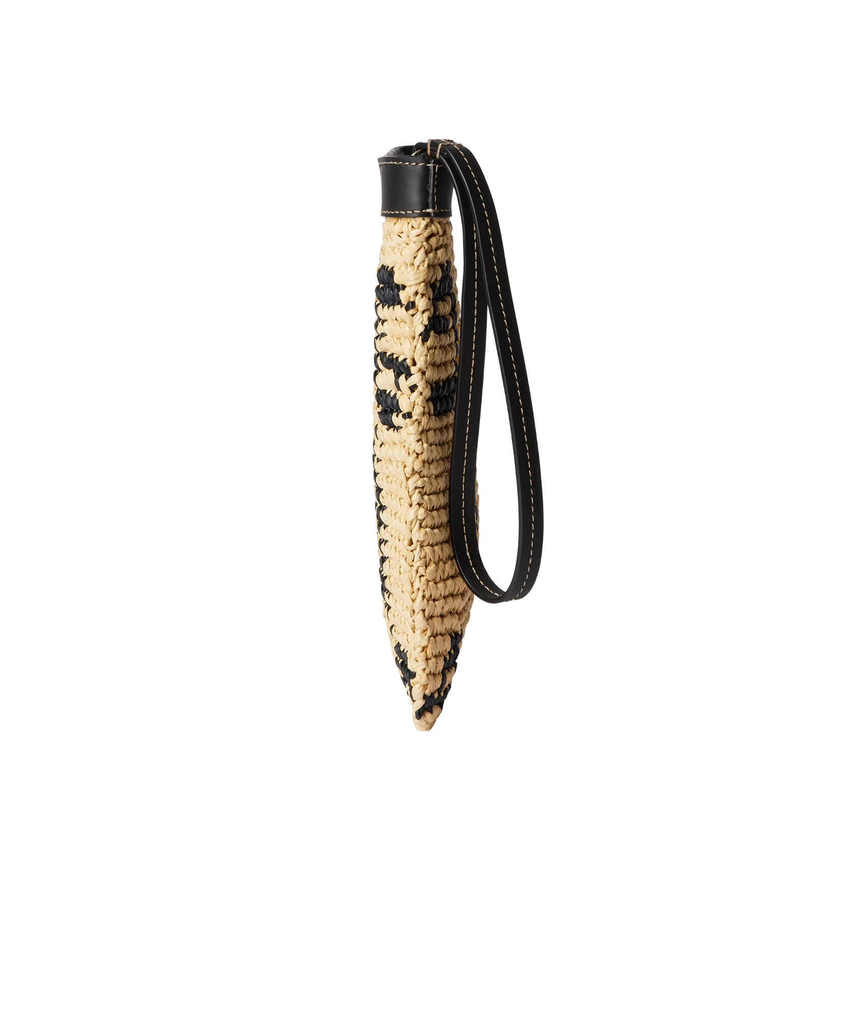 Gucci Gg  Pouch In Natural And Black