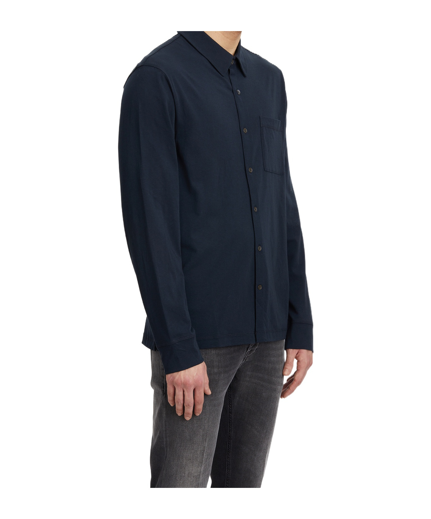 James Perse Long-sleeved Shirt In Black
