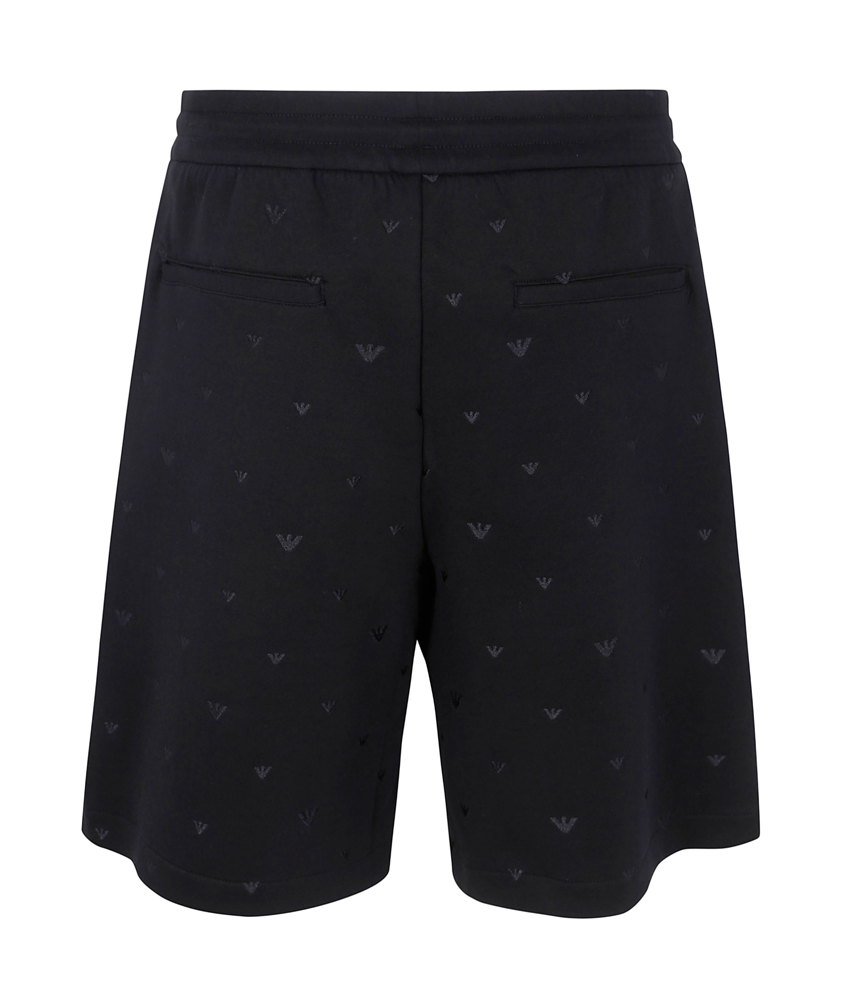 Emporio Armani Drawstring Shorts In Black