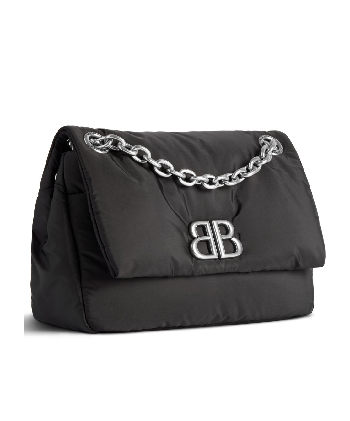 Balenciaga Small Monaco Shoulder Bag In Black