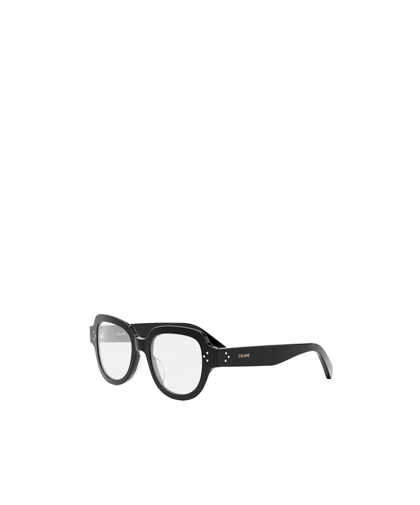Celine Geometric Frame Flat Mirror In Black