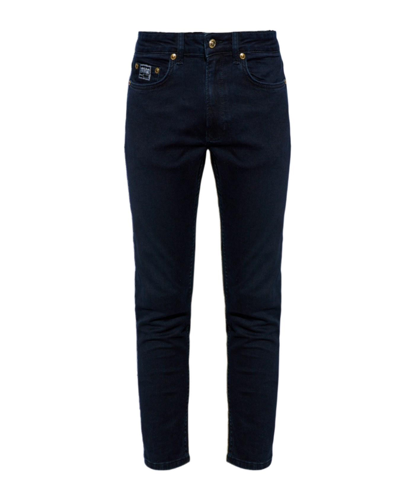 Versace Jeans Belt-loop Jeans In Black