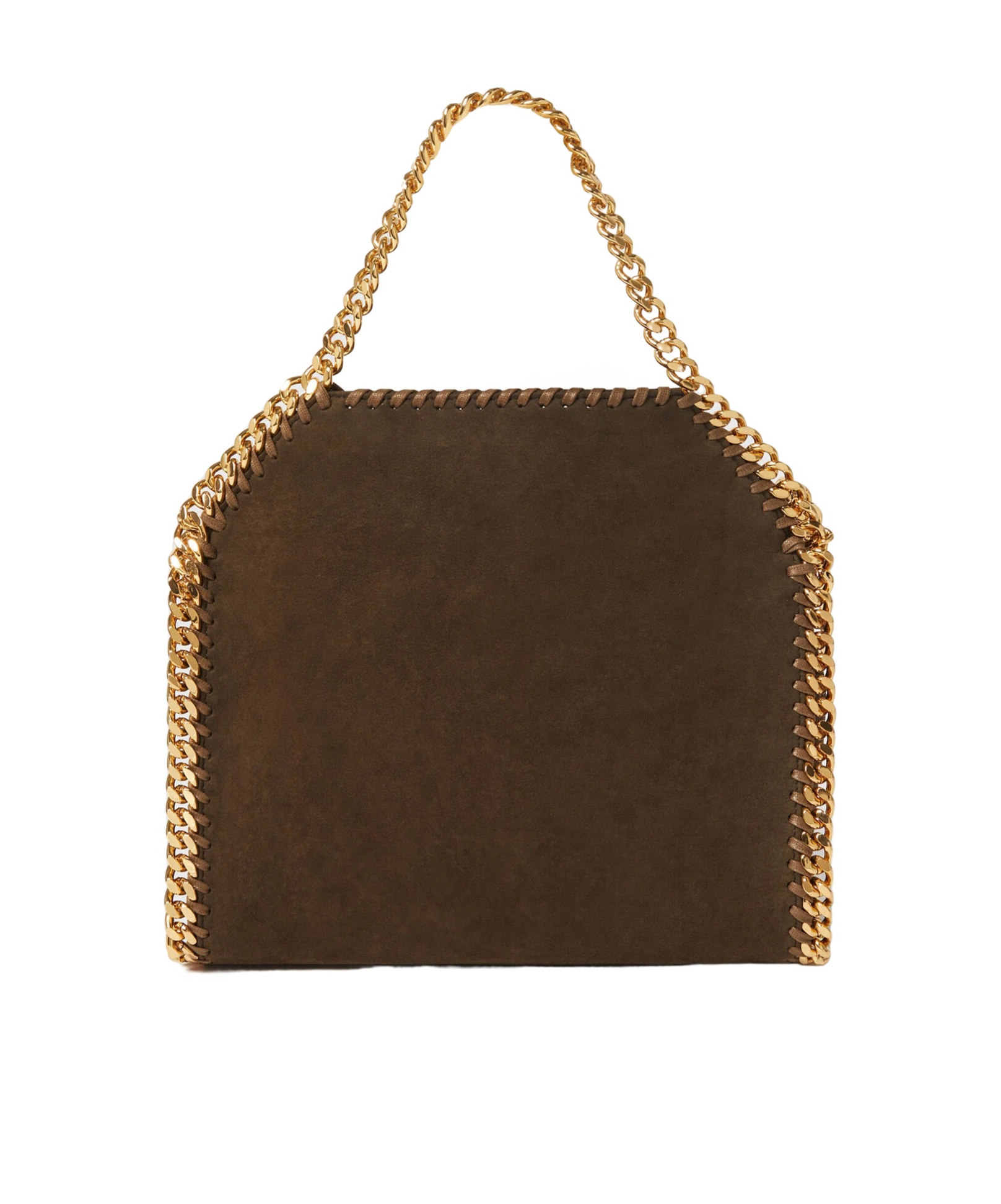 Stella Mccartney Mini Falabella Chain-strap Shoulder Bag In Brown