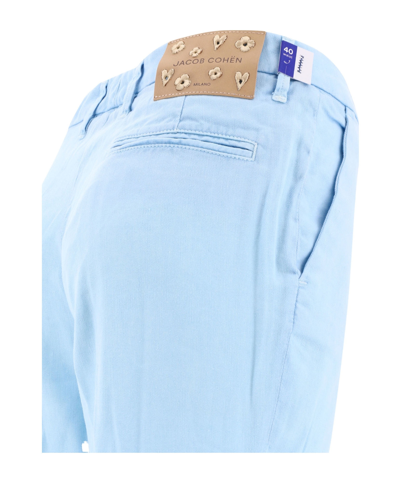 Jacob Cohen Selena Trousers Light Blue In Blue