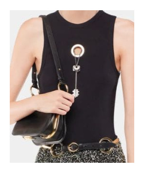 Rabanne Eyelet-detail Ribbed Tank Top In Black