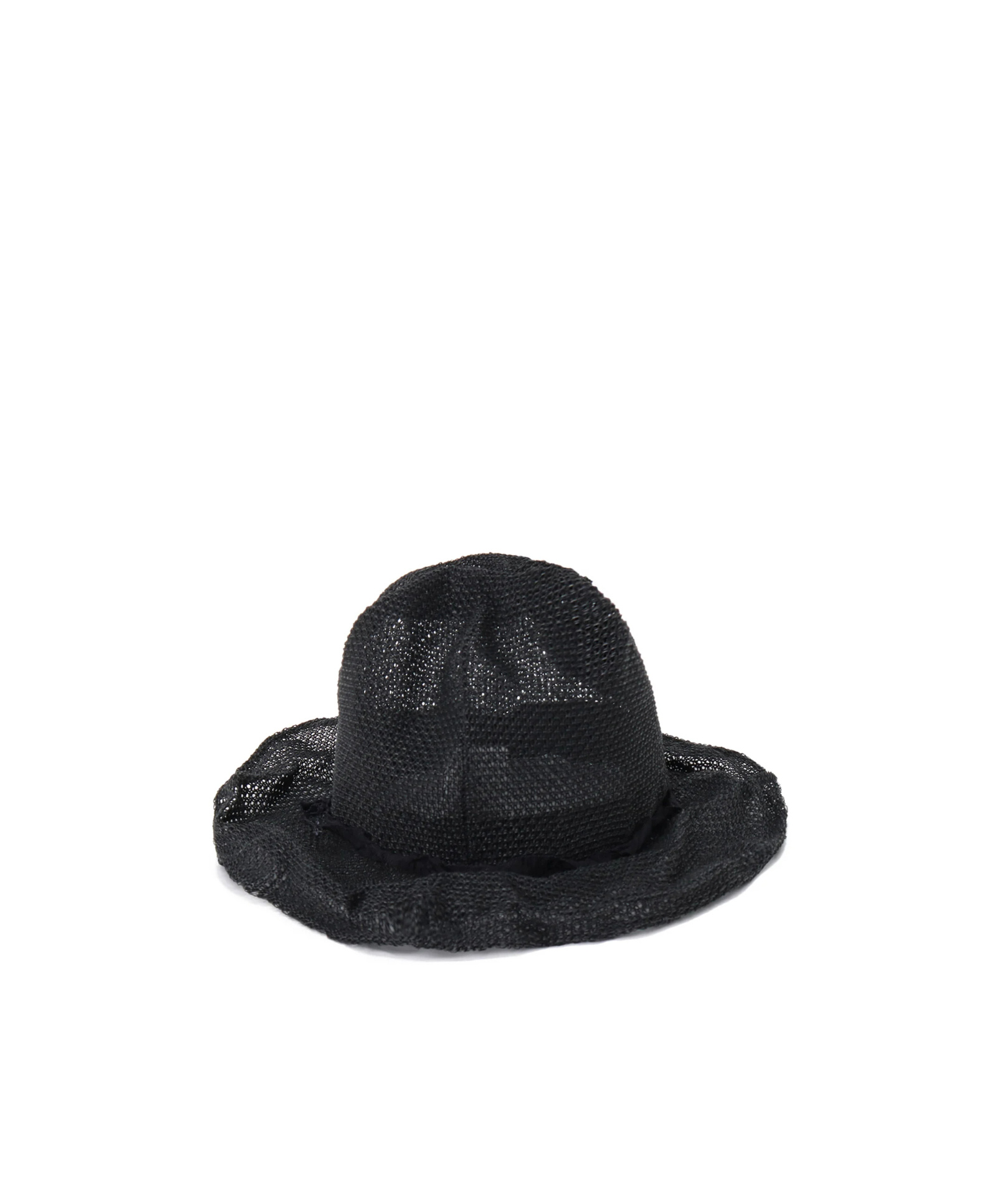 Yohji Yamamoto Pleated Hat In Black